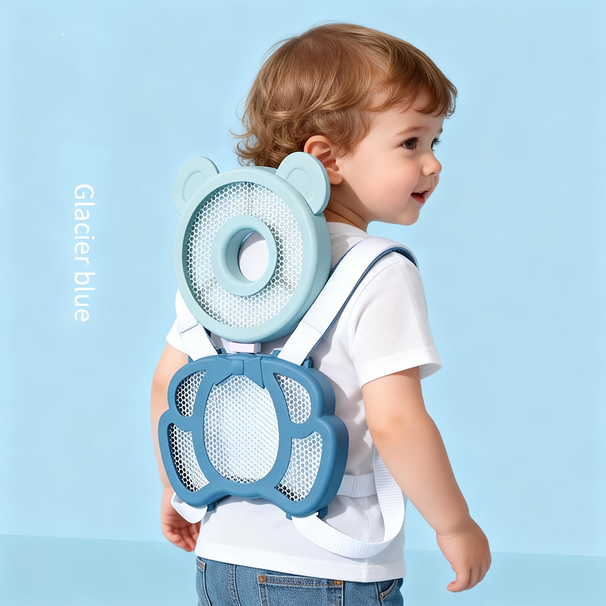 1pc Baby Head Protection Pad, a Fall-Resistant Pillow for Infants, Suitable for All Seasons, Designed for Head Safety, Soft And Breathable, Featuring an Adjustable Backpack-Style Design, Making It an Ideal Gift for Ten Different Occasions