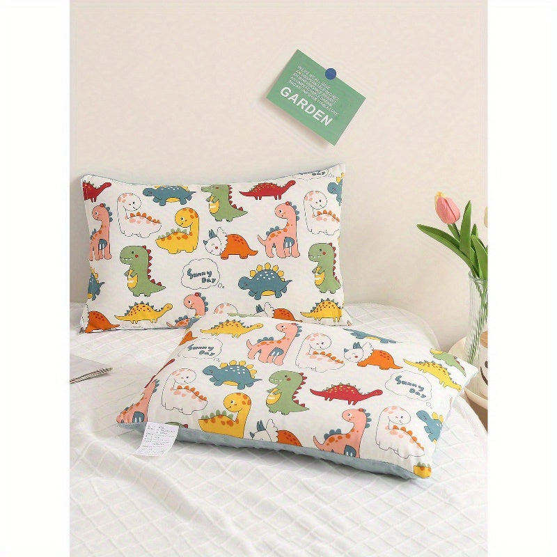 1pc 1pcs Cute Cartoon Animal Print Pillow SPA Deep Sleep Pillow Dormitory Neck Support Pillow Single Pack Sleeping Pillow Couple Edition