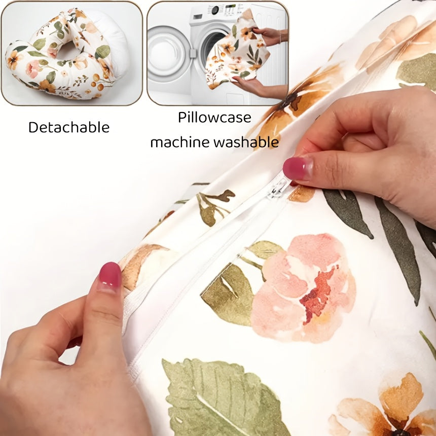 1pc Multifunctional Nursing Pillow with Removable Pillowcase, C-shaped Nursing Pillow Nursing Pillow, Designed for Youngsters Youngsters And Youngsters, Gifts for New Moms, Youngsters Shower Gifts