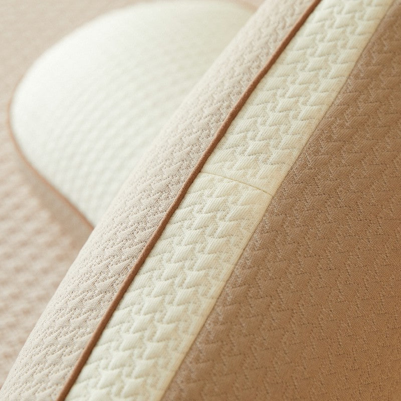 Ergonomic Body Pillow, Cervical Neck Support Pillow with Curved Design, Breathable & Skin-Friendly for Deep Sleep, Ideal for Single Use