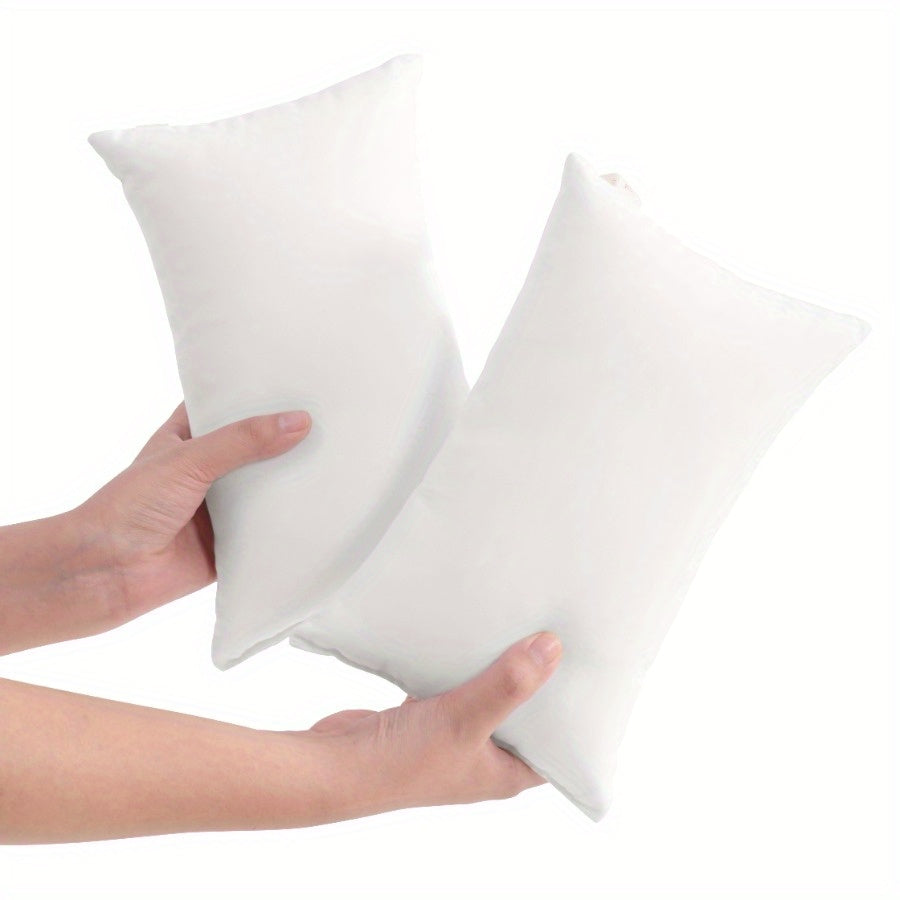 2 Pack Pillows, Down Alternative Microfiber Mini Pillows for Travel, Soft Machine Washable Small Pillows