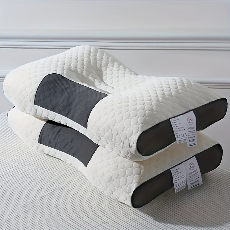 Upgraded Cervical Pillow - Ergonomic Neck for Deep - Suitable for Side and Back Sleepers - Enjoy a Soothing Home Massage - Durable, Machine-washable Pillow Core for Year-round Comfort - Ideal as an Exquisite Gift, Headrest, Stomach Sleeper Pillow