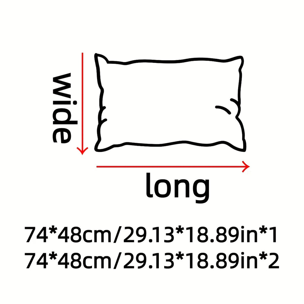 1\u002F2pcs, a Pair of Pillow Inserts, Cartoon Animals, Three-dimensional Embroidery, Good Support, Fluffy and Soft, High Resilience, Soft and Skin-friendly, Class A, Conforms to the Head, Soft Support, Machine Washable