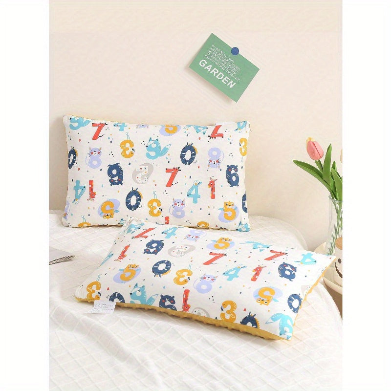 1pc 1pcs Cute Cartoon Animal Print Pillow SPA Deep Sleep Pillow Dormitory Neck Support Pillow Single Pack Sleeping Pillow Couple Edition