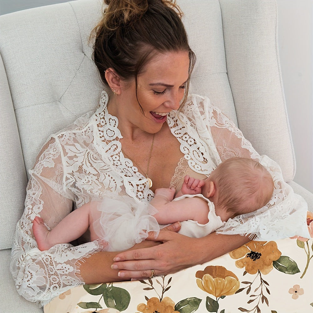 1pc Multifunctional Nursing Pillow with Removable Pillowcase, C-shaped Nursing Pillow Nursing Pillow, Designed for Youngsters Youngsters And Youngsters, Gifts for New Moms, Youngsters Shower Gifts