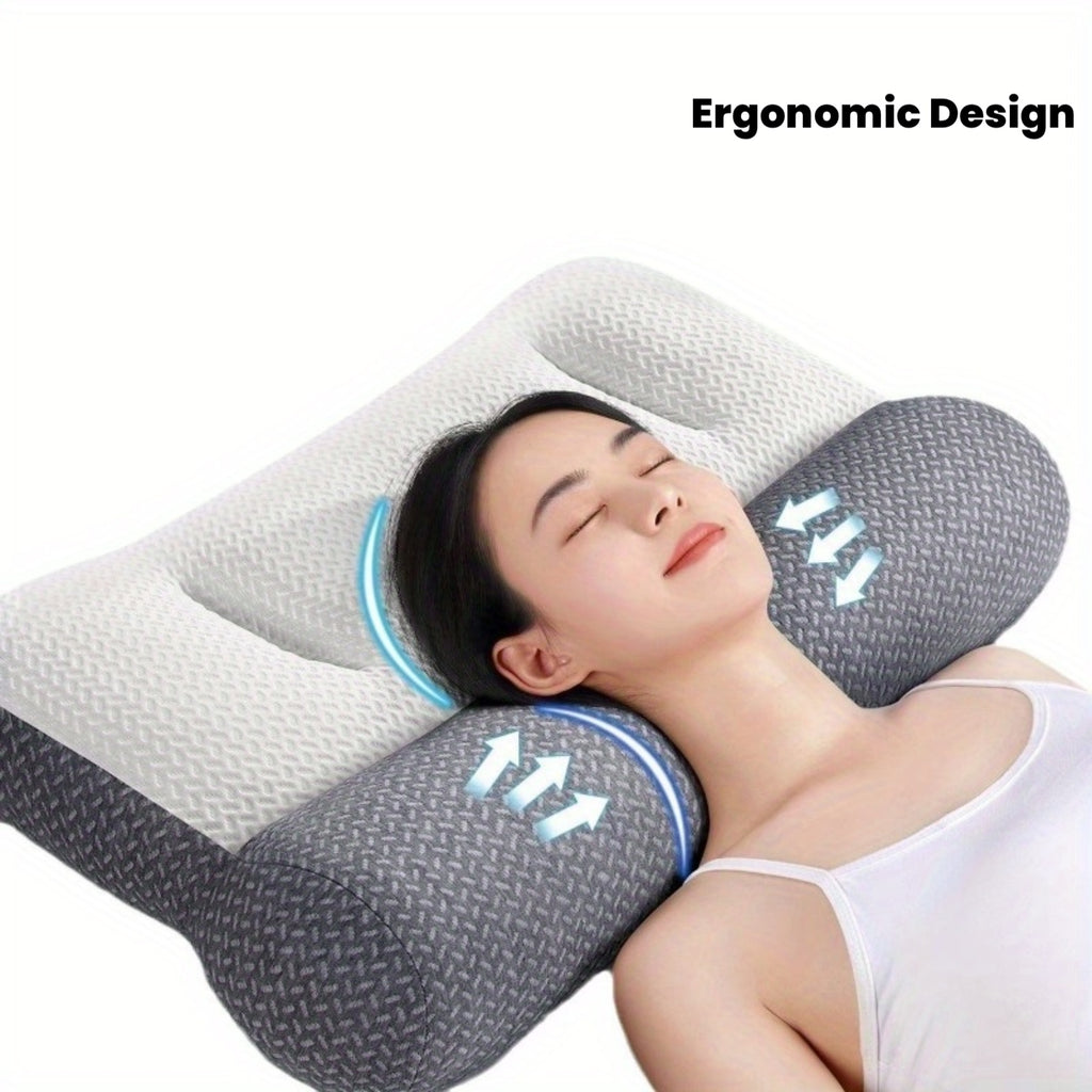 Ergonomic Neck Pillow for Deep Sleep, Suitable for All Seasons, Ideal for Home and Hotel Use, Essential for Improving Sleep Quality
