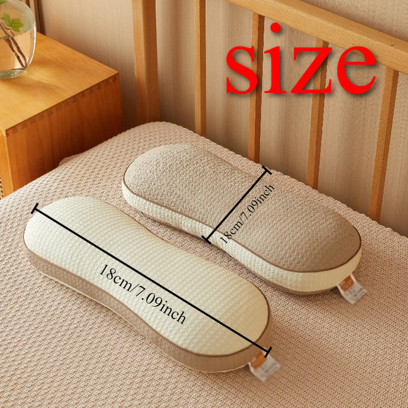 Ergonomic Body Pillow, Cervical Neck Support Pillow with Curved Design, Breathable & Skin-Friendly for Deep Sleep, Ideal for Single Use