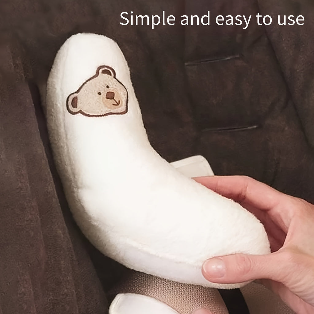 1 Youngsters's Travel Pillow - Neck and Head Support Cushion with Cartoon Pattern, Suitable for Car Seats and Strollers