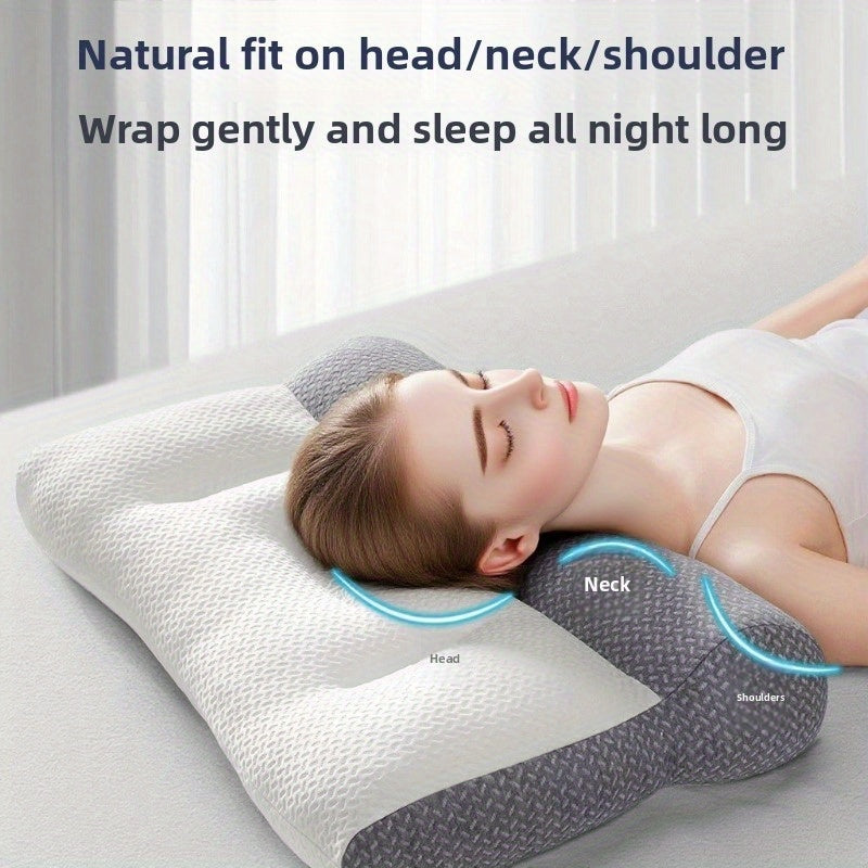Ergonomic Neck Pillow for Deep Sleep, Suitable for All Seasons, Ideal for Home and Hotel Use, Essential for Improving Sleep Quality