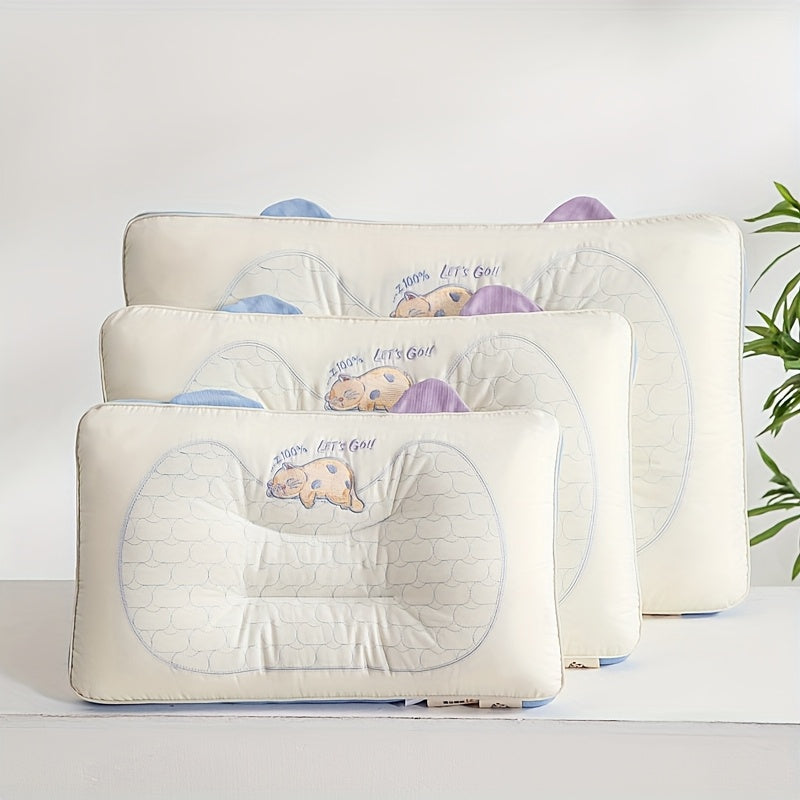 1pc Pillow Insert • Skin-friendly, Soft and Comfortable • Dry and Breathable, Non-stuffy • with Rebound Support • Multiple Styles Available, Cartoon Style