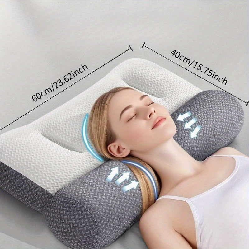Ergonomic Neck Pillow for Deep Sleep, Suitable for All Seasons, Ideal for Home and Hotel Use, Essential for Improving Sleep Quality