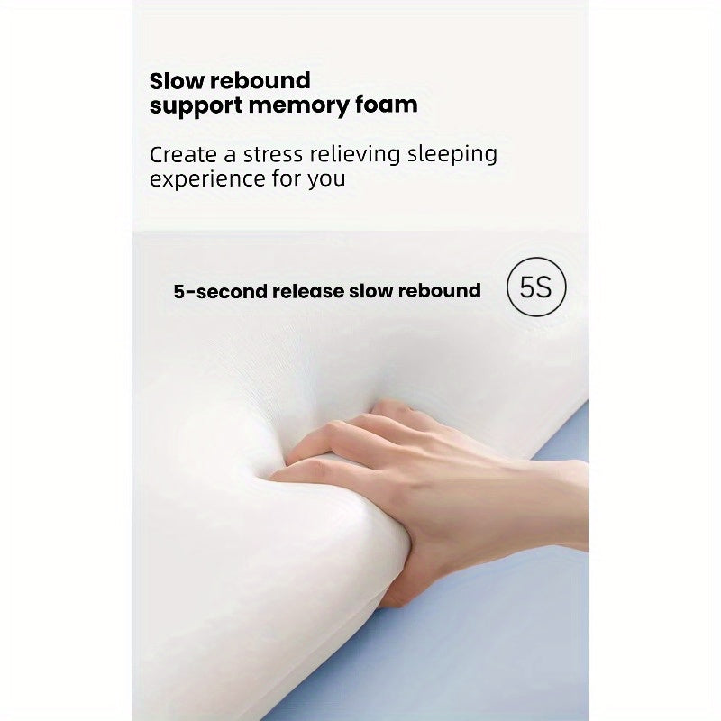 Introducing a New Dual Core Deep Sleep Pillow Designed Specifically for Neck Support with Slow Rebound Function. This Hotel Grade Adult Pillow Core Is Made of Highly Elastic and Breathable Materials, Designed with Ergonomics in Mind