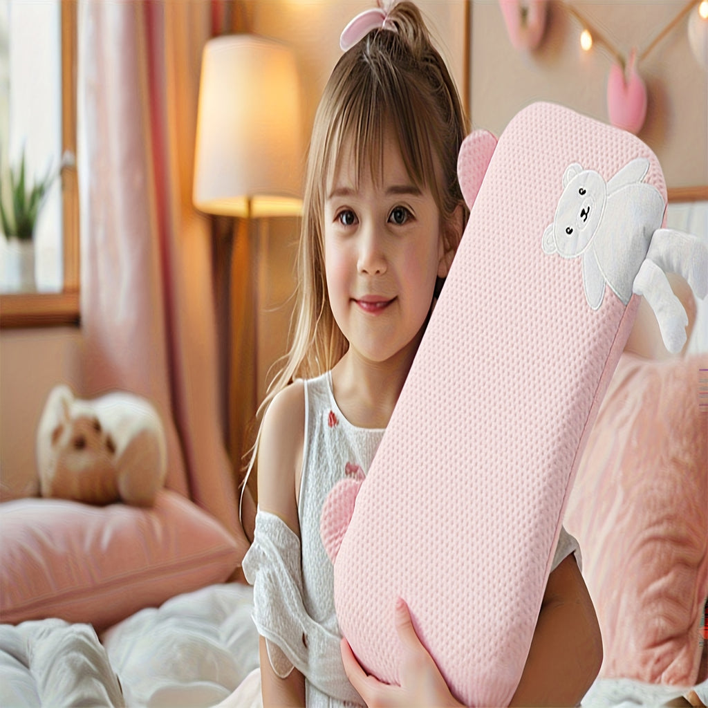 Ultra-Soft Pillow, Ultra-Thin Pillow, All-Season Pillow with Cartoon Design, Includes Pillowcase for Easy Sleep