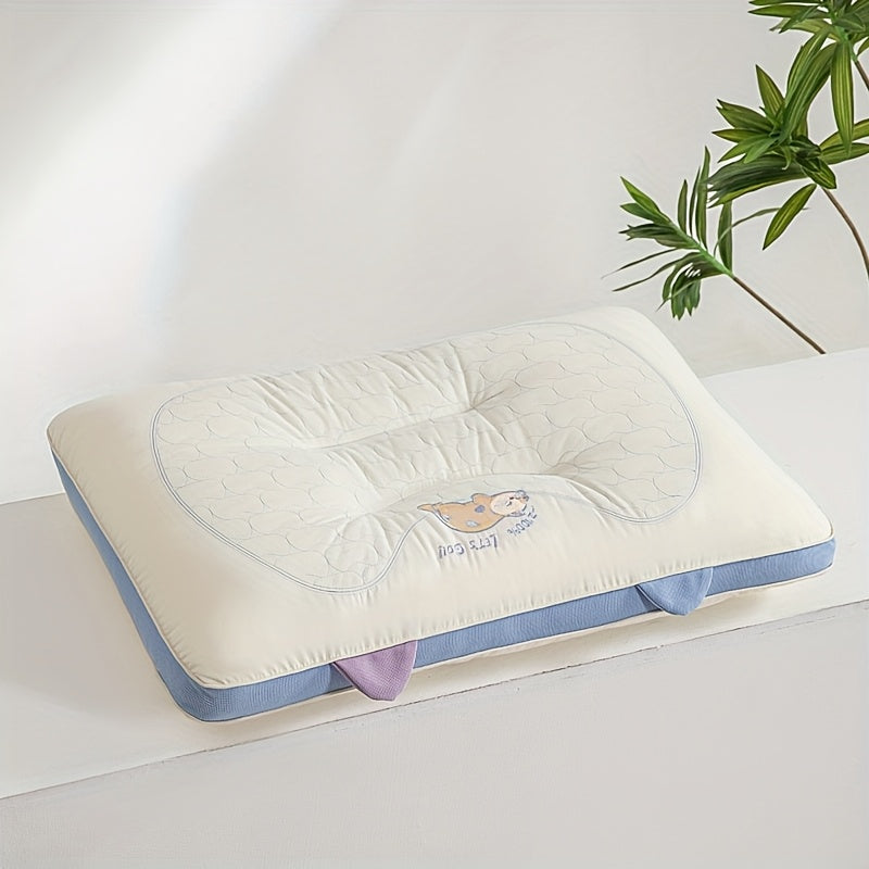 1pc Pillow Insert • Skin-friendly, Soft and Comfortable • Dry and Breathable, Non-stuffy • with Rebound Support • Multiple Styles Available, Cartoon Style