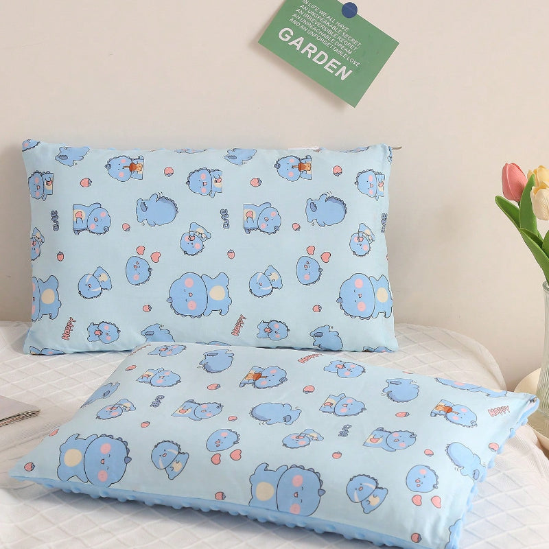 1pc 1pcs Cute Cartoon Animal Print Pillow SPA Deep Sleep Pillow Dormitory Neck Support Pillow Single Pack Sleeping Pillow Couple Edition