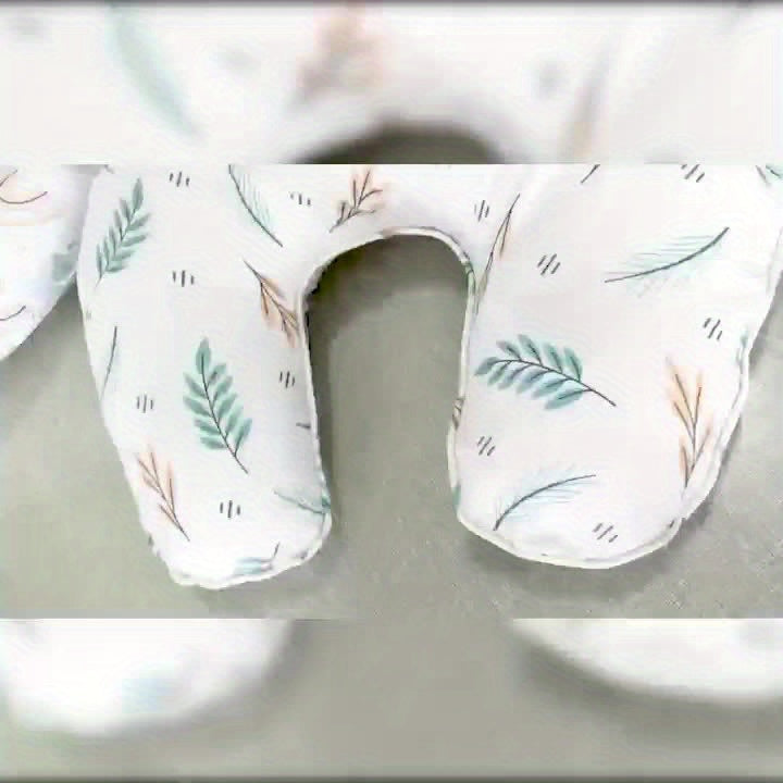 Nursing Pillow, Breastfeeding Pillow for Moms, Ergonomic Nursing Essentials for Bottle and Breastfeeding with Cover and Breathable Filling, Feeding Support Pillow 0-12 Months, Multifunctional Support Cushion for Travel