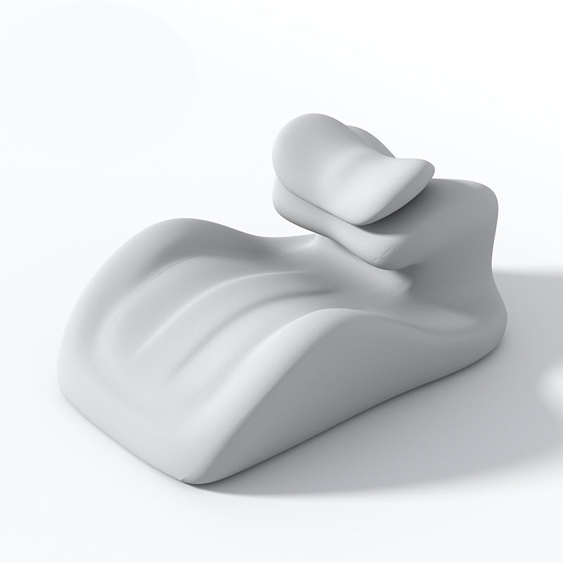 Ergonomic Memory Foam Prone Pillow, Multi-Purpose Back Cervical Lumbar, Breathable Soft Material, Versatile for Office Reading Bed Use, Thoughtful Valentine's Day Gift for Family Friends.