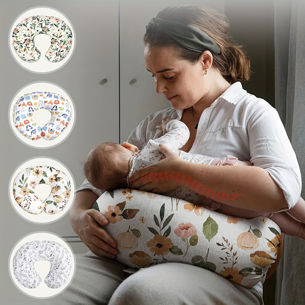 1pc Multifunctional Nursing Pillow with Removable Pillowcase, C-shaped Nursing Pillow Nursing Pillow, Designed for Youngsters Youngsters And Youngsters, Gifts for New Moms, Youngsters Shower Gifts