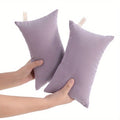 2 Pack Pillows, Down Alternative Microfiber Mini Pillows for Travel, Soft Machine Washable Small Pillows