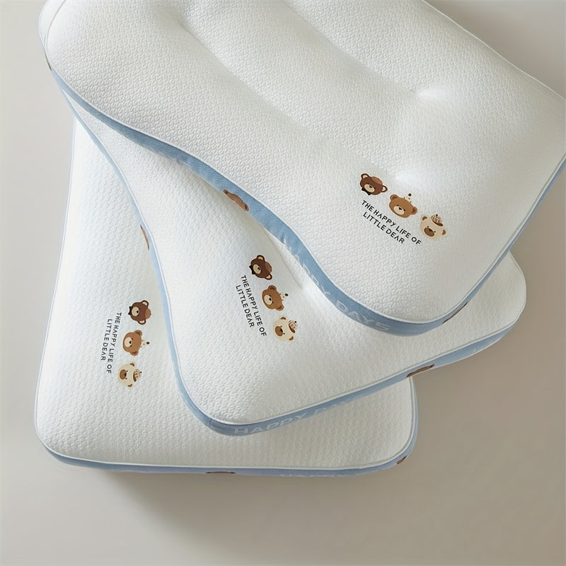 1pc, Bear-Themed Parent- Pillow Core, Soft And Neck-Friendly, Cares for Sleep, Breathable And Refreshing, High Resilience Support, Versatile Use, Multifunctional Pillow, Perfect Gift