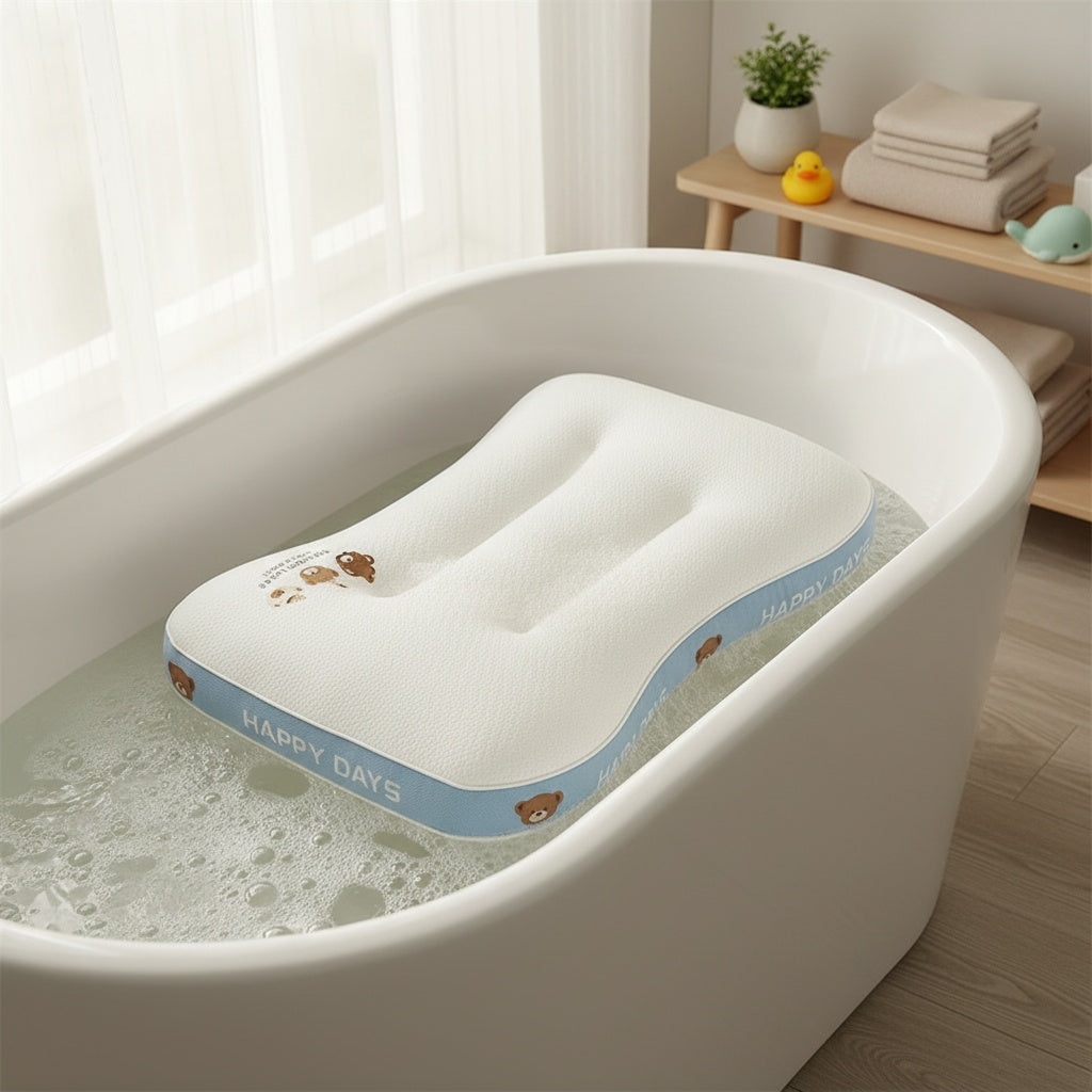 1pc, Bear-Themed Parent- Pillow Core, Soft And Neck-Friendly, Cares for Sleep, Breathable And Refreshing, High Resilience Support, Versatile Use, Multifunctional Pillow, Perfect Gift