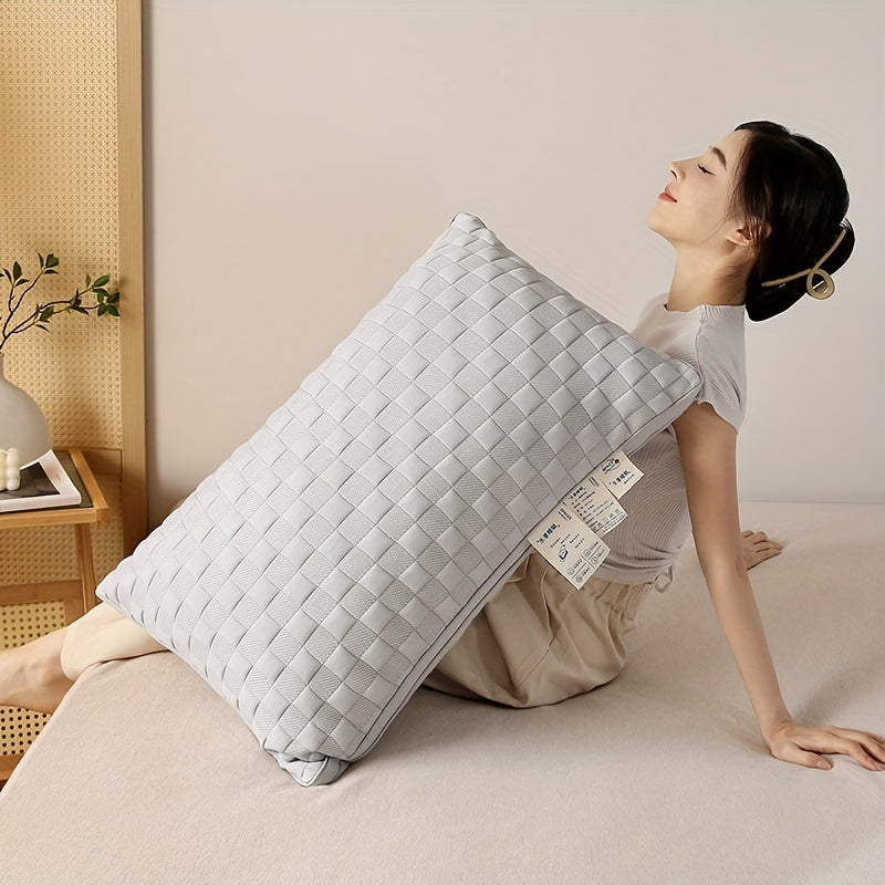 1\u002F2pcs of High-End Luxury Soft And Comfortable Pillows, Five-Star Hotel Quality, Bedding for Home Use, Adult Single High Pillows, Fluffy And Resilient, Designed to Promote Sleep And Support The Neck, Machine Washable, Moisture-Wicking
