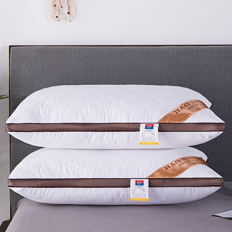 The Material Is Gentle, Friendly to The Skin, And Allows Air Circulation, Providing a Soft Sensation. Its Comfortable And Airy Quality Enhances The Fluffiness of The Pillow And Offers Improved Neck Support