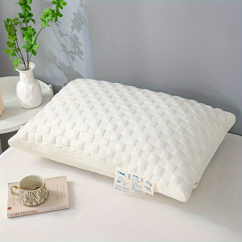 1\u002F2pcs of High-End Luxury Soft And Comfortable Pillows, Five-Star Hotel Quality, Bedding for Home Use, Adult Single High Pillows, Fluffy And Resilient, Designed to Promote Sleep And Support The Neck, Machine Washable, Moisture-Wicking