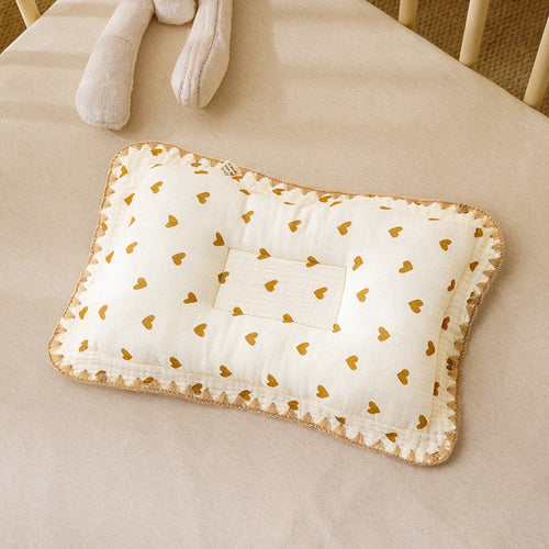 1pc 13.3x9.4 Inch Pillow - Breathable and Comfortable, with Cute Cartoon Bear and Heart Pattern Pillow for Sleeping\u002Fbedroom, High-quality Pillow, Deep Sleep Pillow