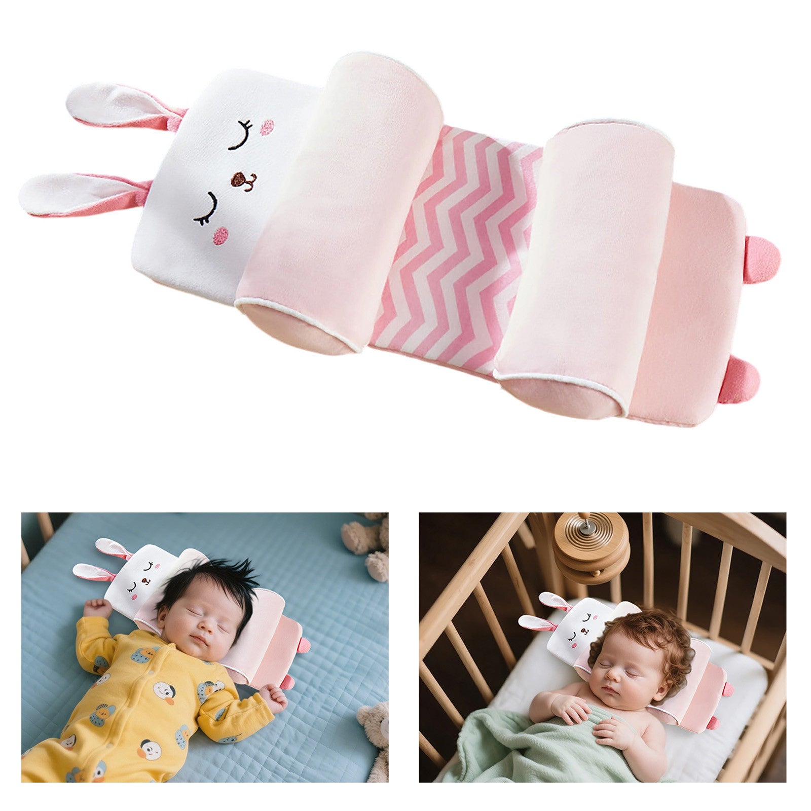 Orthopedic Newborn Shaping Cushion, Filled with Natural Buckwheat | Breathable Fabric & Ergonomic Design, Suitable for Flat Feet, Made of Polyester Fiber, for Ages 0-6 Months, Versatile Use