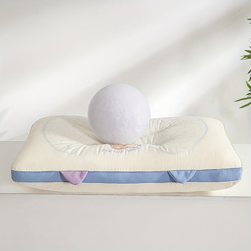 1pc Pillow Insert • Skin-friendly, Soft and Comfortable • Dry and Breathable, Non-stuffy • with Rebound Support • Multiple Styles Available, Cartoon Style